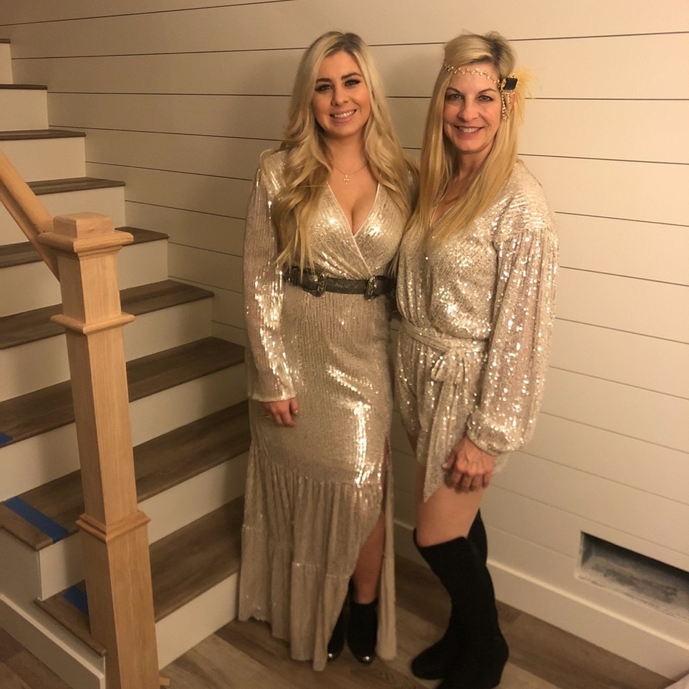 Nasty Gal. Sequin Maxi Dress